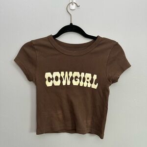 Brandy Melville Cowgirl Tshirt